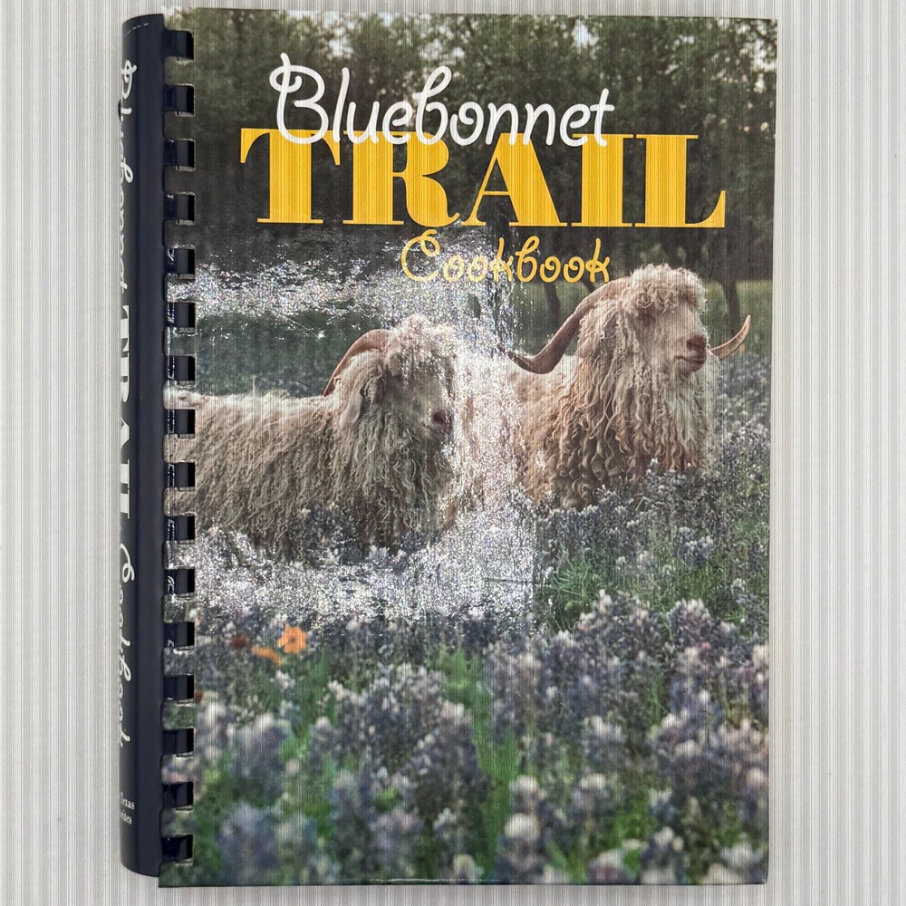 Bluebonnet Trail Cookbook 1995 West Texas Recipes Spiral Bound Good Condition